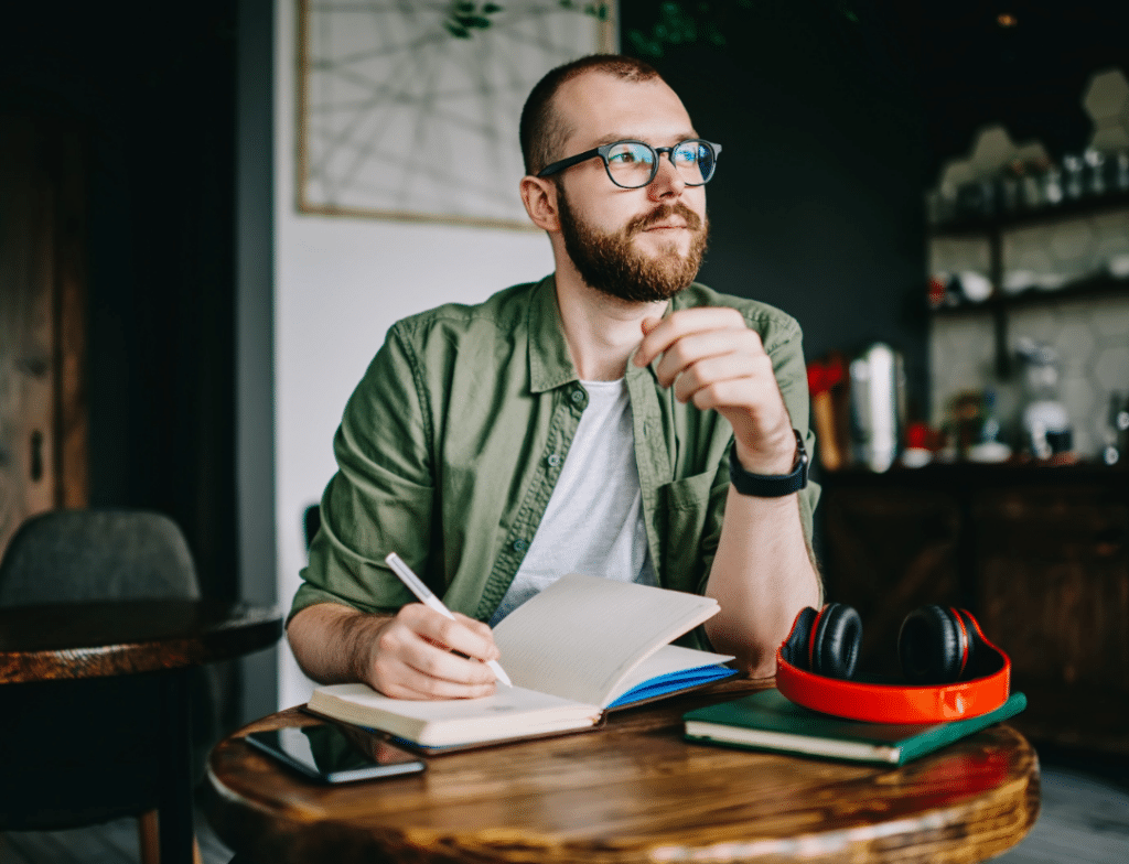 Author Writing A Novel